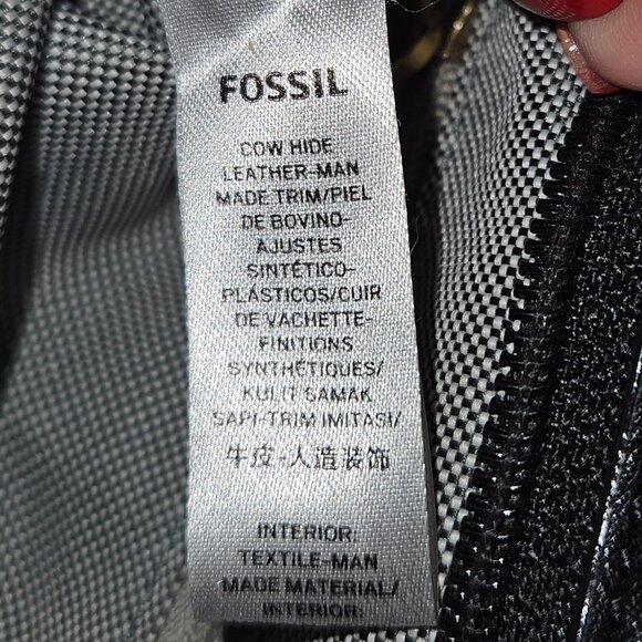 FOSSIL Black Pebble Leather Maya Flap Purse - Picture 13 of 14